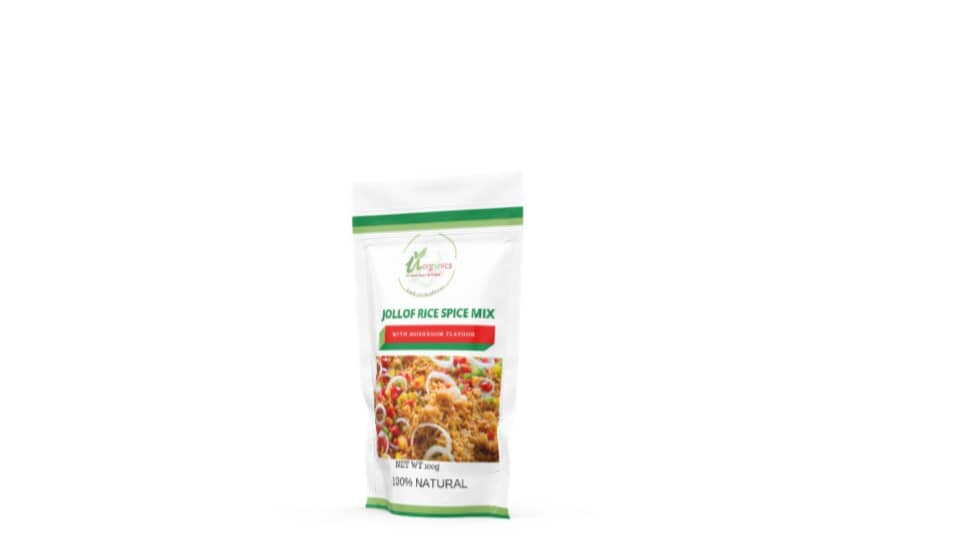 Jollof rice spice mix with mushroom flavour - Ufarmy Organics